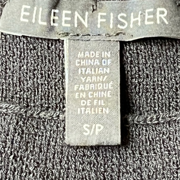 Eileen Fisher black sleeveless tunic size Small - Picture 5 of 7